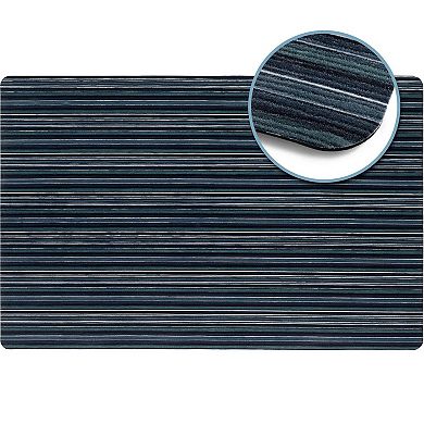 Home Dynamix SoHome Smooth Step Striped Low Profile Stain Resistant Non-Slip Versatile Utility Kitchen Mat