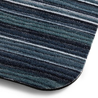 Home Dynamix SoHome Smooth Step Striped Low Profile Stain Resistant Non-Slip Versatile Utility Kitchen Mat