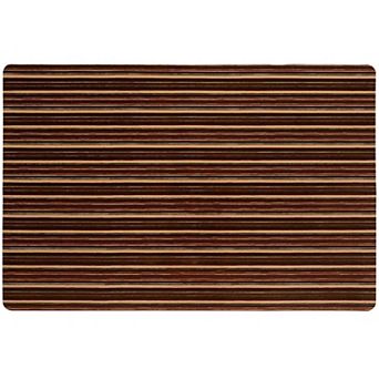 Home Dynamix SoHome Smooth Step Striped Low Profile Stain Resistant Non-Slip Versatile Utility Kitchen Mat
