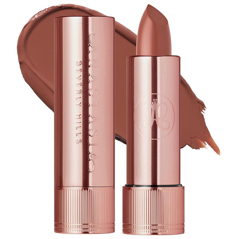 Anastasia Beverly Hills Full-Pigment Matte & Satin Velvet Lipstick, Size: .10Oz, Rose Brown