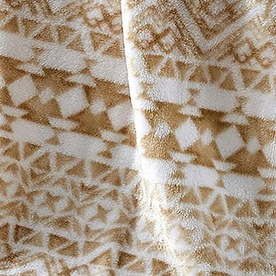 Tala Microplush Decorative All Season Throw Blanket Rich Jewel Tones and Exquisite Detailg