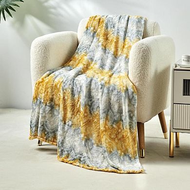 Cillia Microplush Decorative All Season Throw Blanket a Cozy and Elegant Home Accent