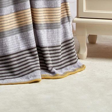 Plazatex Brea Microplush Decorative All Season 50" X 60" Throw Blanket