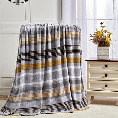 Plazatex Brea Microplush Decorative All Season 50" X 60" Throw Blanket