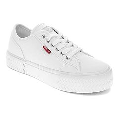 Levis white hot sale canvas shoes