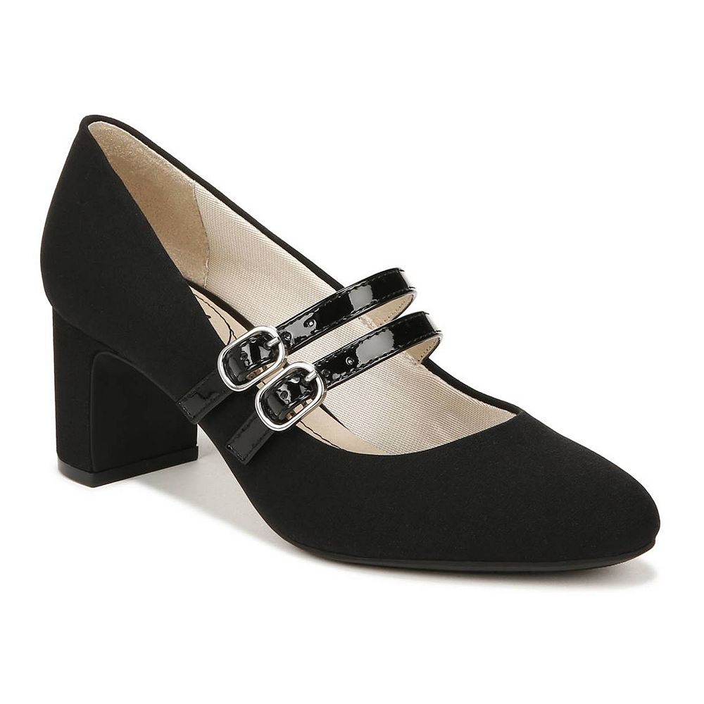 Cherry-Patterned Mary Jane Flats