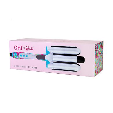 CHI x Barbie 1.25-in. Titanium Triple Barrel Deep Waver