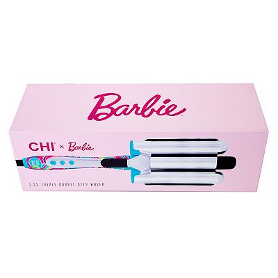 CHI x Barbie 1.25 in. Titanium Triple Barrel Deep Waver