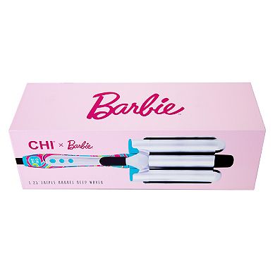 CHI x Barbie 1.25-in. Titanium Triple Barrel Deep Waver