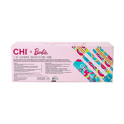 CHI X Barbie on sale 1.25” Ceramic Hairstyling Iron