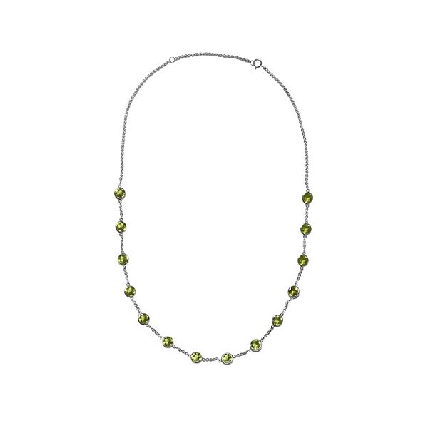 Peridot hot sale necklace kohls