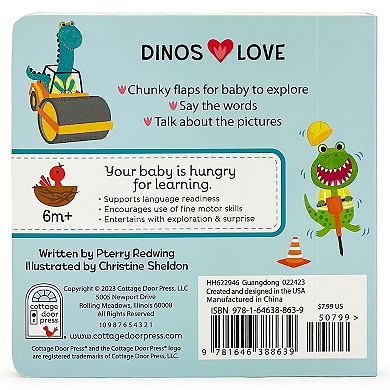Cottage Door Press Dinos Love Diggers Chunky Lift-A-Flap Book