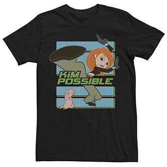 Men's Disney's Kim Possible Kicking Bad Guys Tee