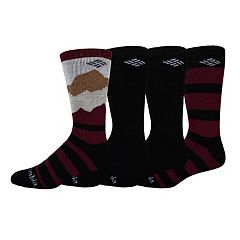 Men's Big/Tall Twist Ankle Slipper Socks