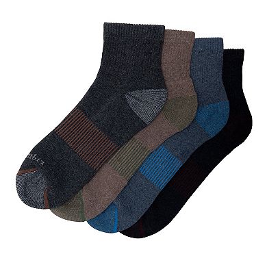 Men's Columbia 4-Pack Cotton Casual Quarter Socks