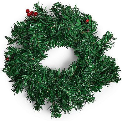 Christmas Wreaths for Front Door Pine Cones Winter Holiday Home Décor 12”