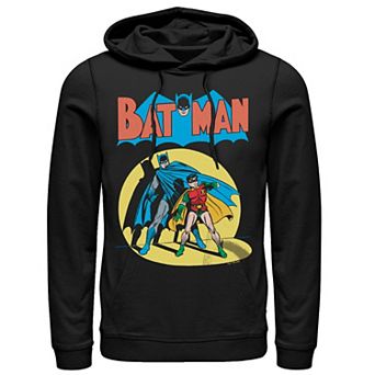 Men's DC Comics Batman And Robin Classic Cartoon Cover Hoodie