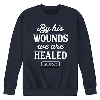 Men's By His Wounds Isaiah Fleece Sweatshirt