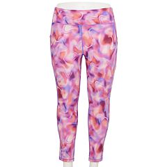 Womens Purple Tek Gear Leggings Bottoms, Clothing