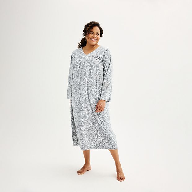 Kohls long hot sale sleeve nightgowns