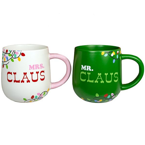 St. Nicholas Square® Mrs. Claus & Mr. Claus Mug Set