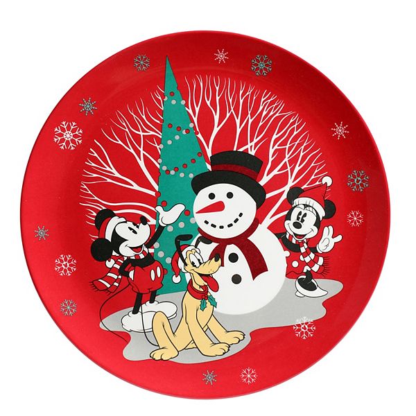 Mickey Mouse and Friends Holiday Plate Set