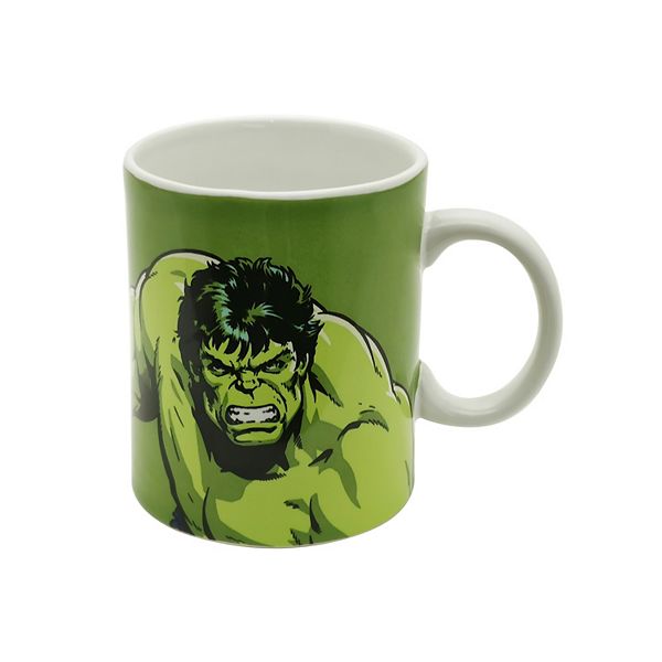 Silver Buffalo Marvel Comics Heroes Avengers Grid Oversized Ceramic Coffee  Mug Featuring Spider-Man, Captain America, Thor, Hulk, and Iron Man