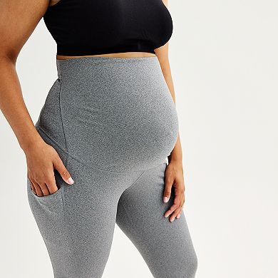 Plus Size Maternity Tek Gear® Ultrastretch High Rise Capri Leggings