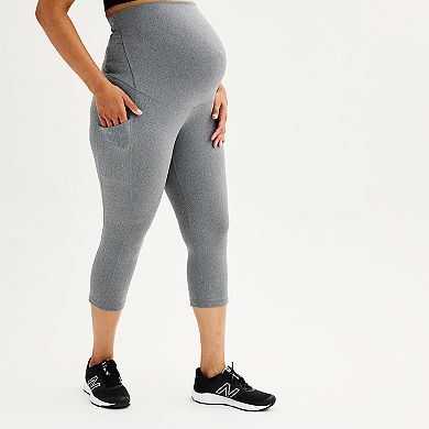 Plus Size Maternity Tek Gear® Ultrastretch High Rise Capri Leggings