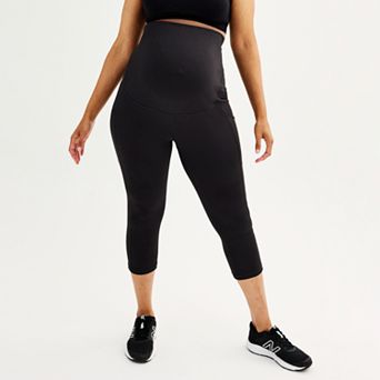 Plus Size Maternity Tek Gear® Ultrastretch High Rise Capri Leggings
