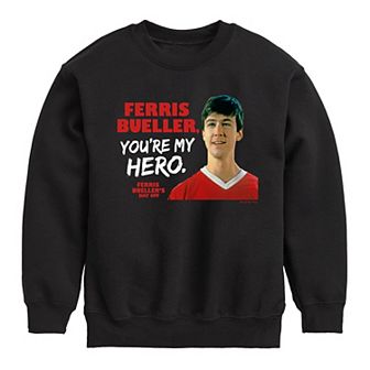 Boys 8-20 Ferris Bueller My Hero Fleece Sweatshirt