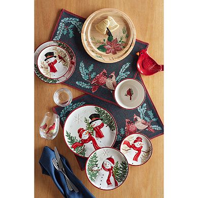 St. Nicholas Square® Yuletide Cardinal Stemless Wine Glasses 2-piece Set