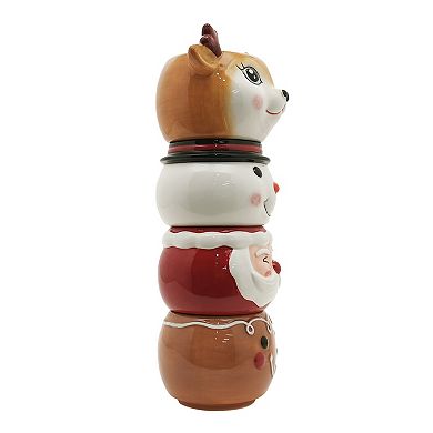 St. Nicholas Square® 4-Pack Holly Jolly Stacking Mugs
