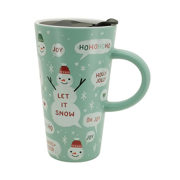 St. Nicholas Square Snowman Travel Mug
