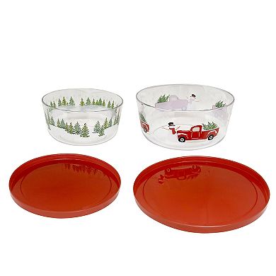 St. Nicholas Square® 2-Pack Stacking Containers