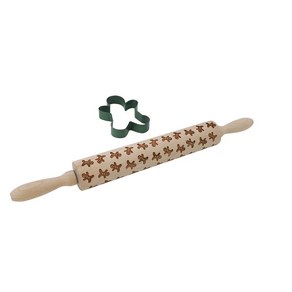 St. Nicholas Square® Rolling Pin And Cookie Cutter Set