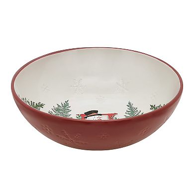 St. Nicholas Square® Yuletide Snowman Serving Bowl