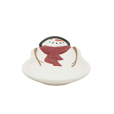 St. Nicholas Square Yuletide Snowman Spoon Rest