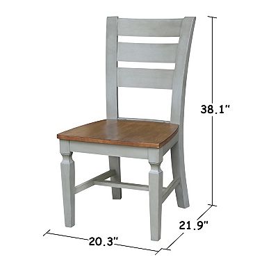 International Concepts Round Top Dining Table with 4 Chairs