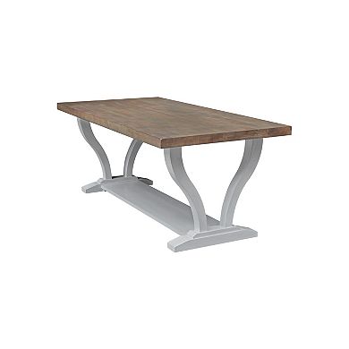 International Concepts LaCasa Solid Wood Coffee Table - Unfinished