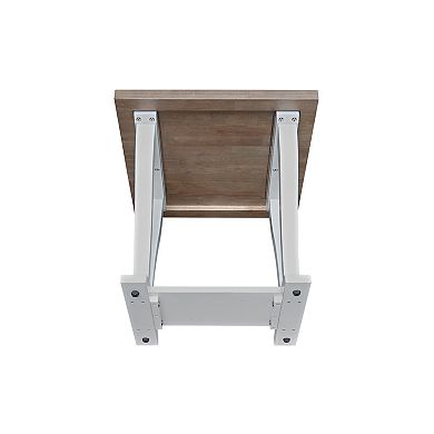 International Concepts LaCasa Solid Wood End Table - Unfinished
