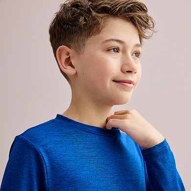Boys 8-20 Tek Gear® DryTek Long Sleeve Crewneck Tee in Regular & Husky