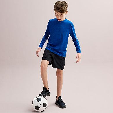 Boys 8-20 Tek Gear® DryTek Long Sleeve Crewneck Tee in Regular & Husky