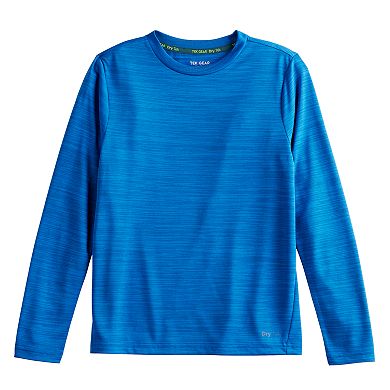 Boys 8-20 Tek Gear® DryTek Long Sleeve Crewneck Tee in Regular & Husky