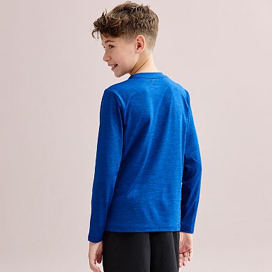 Boys 8-20 Tek Gear® DryTek Long Sleeve Crewneck Tee in Regular & Husky