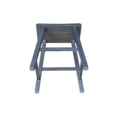 International Concepts Saddle Seat Counter Height Stool
