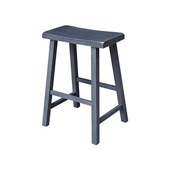 International Concepts Saddle Seat Counter Height Stool