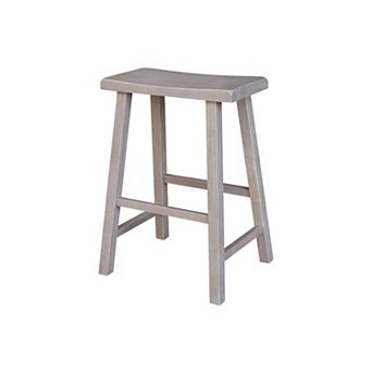 International Concepts Saddle Seat Counter Height Stool