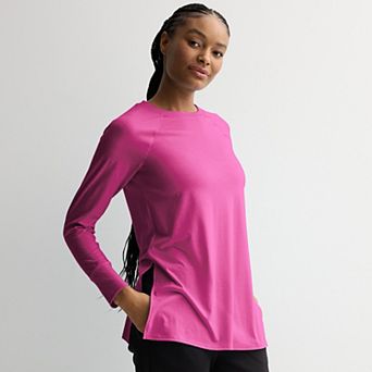 Petite Tek Gear® Long Sleeve Tunic Tee