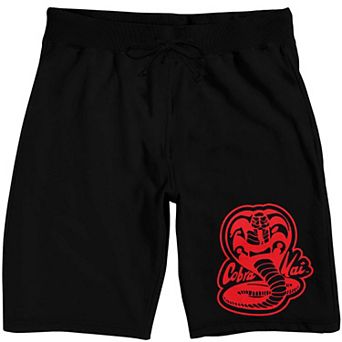 Men's Cobra Kai Snake Logo Pajama Shorts